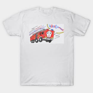 Fire Truck Maggie T-Shirt